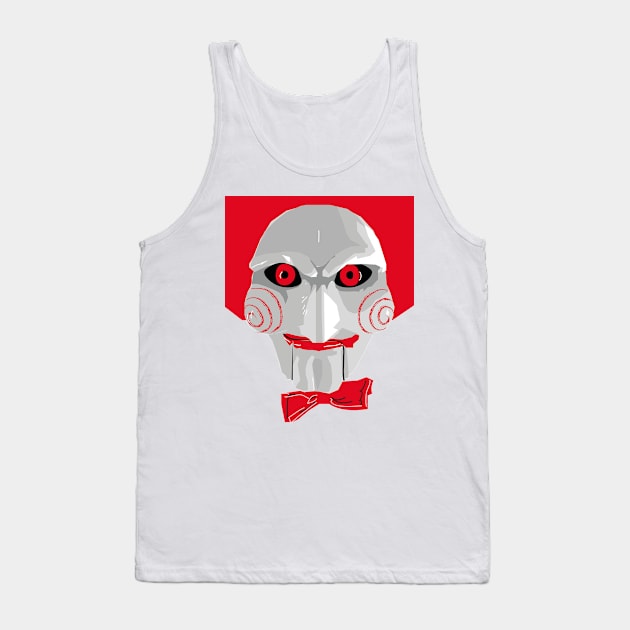 Horror movie Mr Saw film cult killer puppet Tank Top by TEEWEB